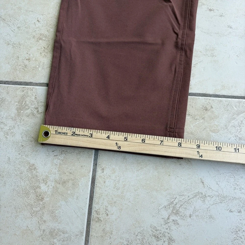 LL Bean Pants Mens Large Brown Multisport Performance Stretchy Baggy 30" NWT - Picture 14 of 14
